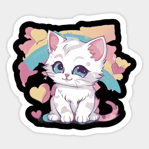 You're My Sunshine Cat Sticker by animegirlnft